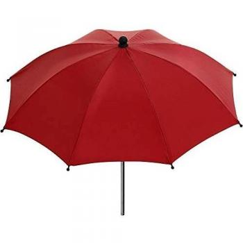 INTERBABY- Sombrilla Lisa Rojo para silla de paseo