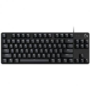 Logitech G413 TKL SE Teclado Mecánico Compacto para Juegos USB AZERTY Belga Negro - Retroiluminado con Interruptores Mecánicos Táctiles y Anti-Ghosting