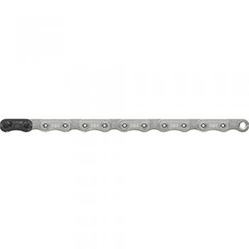 Cadena SRAM XX T-TY Eagle 12V 126 eslabones, tipo de producto: cadena para bicicleta, características: 12 velocidades, 126 eslabones, acabado PVD, color plata