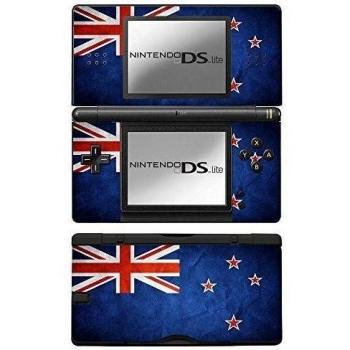 Colección 31, personalizado Console Nintendo DS Lite, 3ds, 3DS XL, Wii U Wrap Faceplates Decal Vinyl piel adhesivo pegatina skin protector bandera Nueva Zelanda 1 Nintendo DS Lite Skin.
