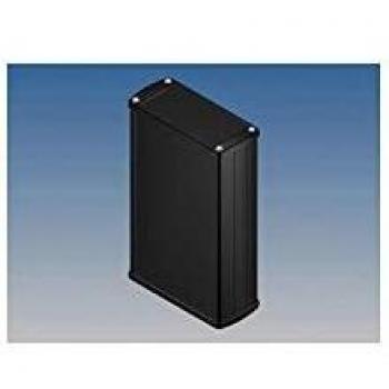 Carcasa de aluminio negro 175 x 105.9 x 45.8 mm