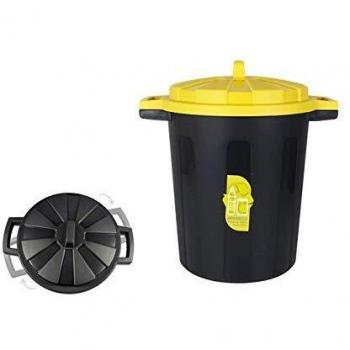 Inde 66843 Cubo de Basura para Reciclaje, Marrón, Talla única