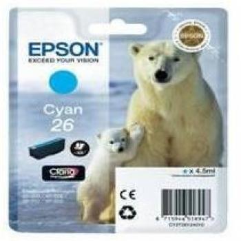 Cartucho Tinta EPSON T261240 Cyan 26