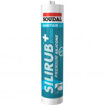 Soudal SILIRUB+ S7000 Fugendichtstoff Farbe Mittel-Grau 75120930 310 ml