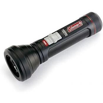 Coleman Taschenlampe BatteryGuard 350 Lumen, CREE LED, Extrem Hell, für Indoor und Outdoor Einsatz, inklusive 3 x AA Batterien Linterna, Unisex Adulto, Negro, Small