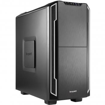be quiet! Silent Base 600 Escritorio Negro, Plata Carcasa de Ordenador - Caja de Ordenador