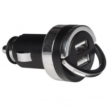 Cargador de coche con doble conexión USB - 5V 4.2A