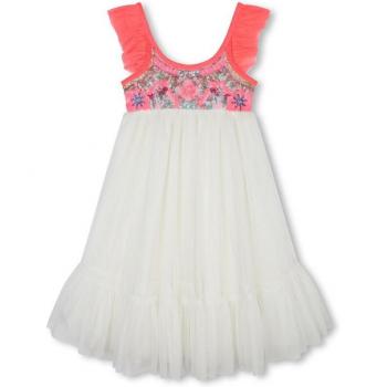 Billieblush - Vestido de niña de tirantes con volantes U20165