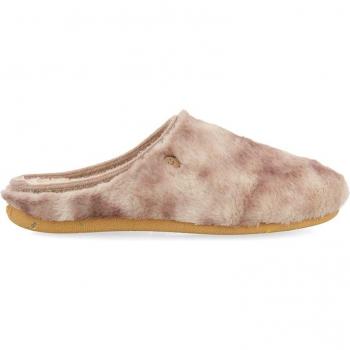 Zapatillas de casa abiertas de mujer con material reciclado