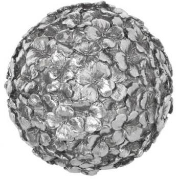 Bola Decorativa Alexandra House Living Plateado Resina Plástico 9 x 9 x 9 cm