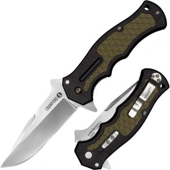 Cold Steel 20MWC Folding Pocket Knife, 3.5 Inch Blade Length, 4034SS Stainless Steel, Designed by Wes Crawford, Custom Knife