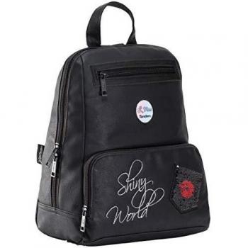 Sportandem Tandem Kiss Mochila Paseo PL_Black, Adultos Unisex, Negro