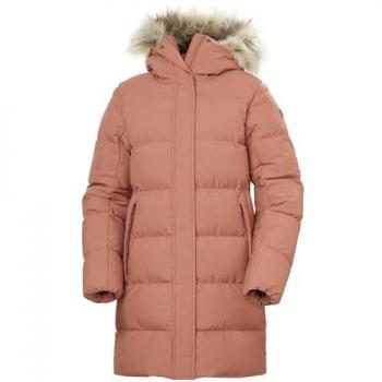 Parka Inflable Helly Hansen Blossom Mujer Capucha Naranja Pálido M