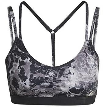 Adidas Yoga Essential Sujetador Deportivo Bajo Soporte Mujeres Negro - S