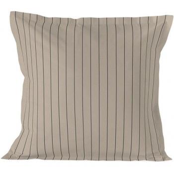 Funda de Almohada Oxford Beige 100% Algodón 111 gr/m2 Fabricada en España - Tamaño 45x110 cm (Cama 90) y 50x75 cm (x2)