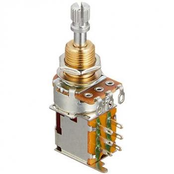 AllParts 500K Push/Push Potentiometer with 6 Pins for Guitars