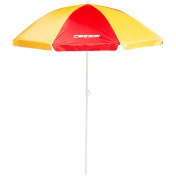 Cressi XVA810081 Sombrilla, Unisex Adulto, Rojo/Amarillo, Talla Única