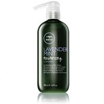Tea Tree Lavender Mint Acondicionador Limpiador Hidratante para Cabello Rizado y Seco 500 ml
