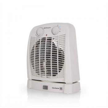 Orbegozo FH 7001 – Calefactor baño con movimiento oscilante, 2 niveles de calor y modo ventilador de aire frío. 2000 W de potencia