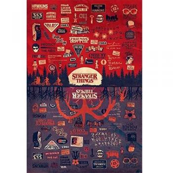 Stranger Things Póster, multicolor, 61 x 91.5cm