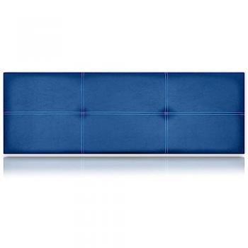 Cabecero Poseidón Tapizado en Polipiel Azul 160x50cm - Altura 50cm