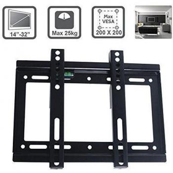 THG Soporte de pared de TV para 14 15 17 19 20 22 24 26 28 30 32 LCD de plasma LED, soporte VASA 75x75mm, 100x100mm, 200x200mm