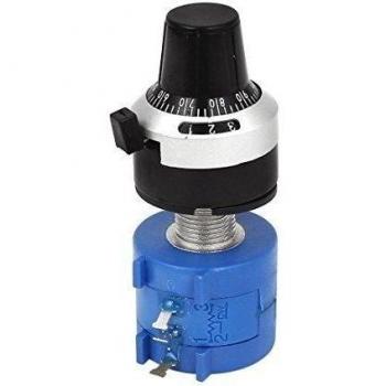3590S-2-103 L 10K Ohmio 10 Se convierte Alambre Potenciómetro Daño w Dial Pomo