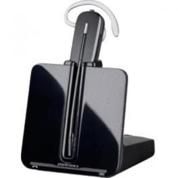 Poly (Plantronics) CS540 Monoaural Wireless Headset with APS-11 Electronic Hook Switch (EHS) Cable Black