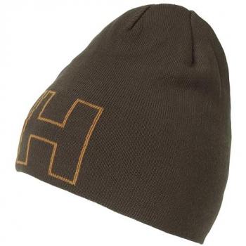 Gorro Helly Hansen Outline marrón café, tipo de producto: beanie, características: diseño contorneado, color marrón café, talla única