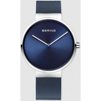 Reloj BERING Classic 14539-307 de acero con malla azul para mujer