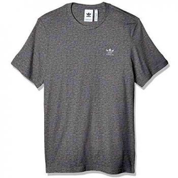 adidas Trefoil Essential tee Camiseta de Manga Corta, Hombre, Gris