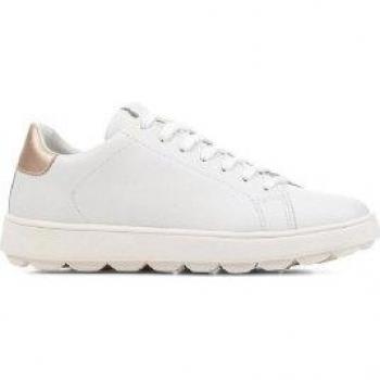 Zapatillas GEOX Spherica para mujer en blanco y dorado