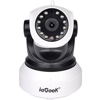 1280*720P HD Cámara IP H.264 Webcam WiFi P2P inalámbrico Pan Tilt, visión nocturna IR-Cut, detección de movimiento, soporte ONVIF 2.0, 3dBi WIFI Antena