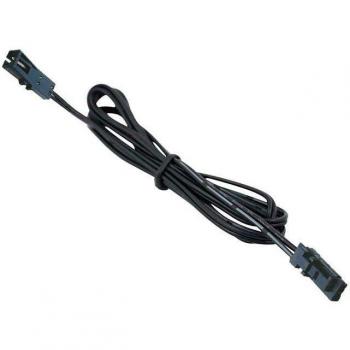 Cable alargador con conectores rápidos 2 Pin 1m negro