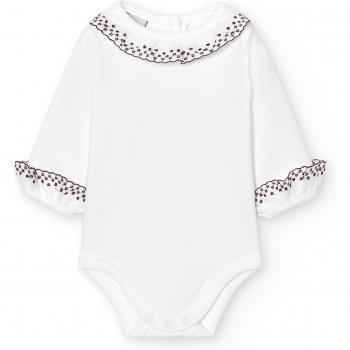 Babidu Body Bebé Cuello Batista 1191 - Pack de 2 bodys de bebé con cuello y puños batista