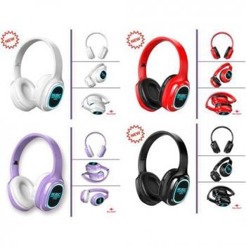 AURICULAR CON LUZ LED BLUETOOTH 5.0 SURTIDOS
