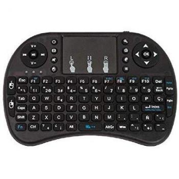 Mando BSL con Teclado y Ratón Inteligente | Inalámbrico RF 2.4GH| Universal Compatible con Smart TV-PC-Caja Android y Consola De Videojuegos | con Desplazamiento Lateral.