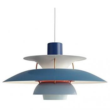 Lámpara colgante PH 5 de Louis Poulsen en tonos azules