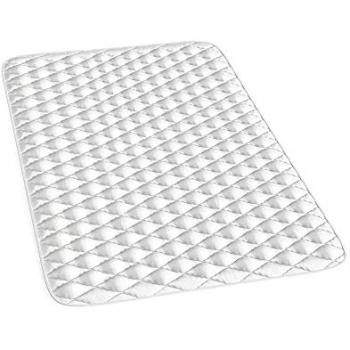 Protector de colchón Vitalispa, Blanco, 140 x 200 cm, Lavable hasta 60°C y Apto para Secadora