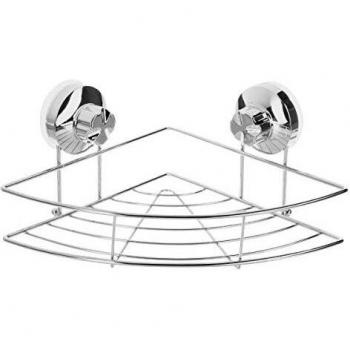 SOPORTE DE DUCHA DE METAL ESQUINERO CON VENTOSA marca EDM