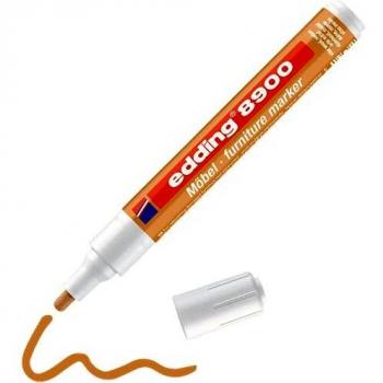 Marcador para Muebles Edding 8900 Erle - Color Medio, Punta de 2 mm, Blister Individual