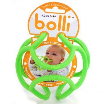Bolli - Mordedor elástico para bebés, color verde