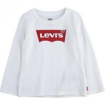 Camiseta de Manga Larga Levi's® para Niños Blanca