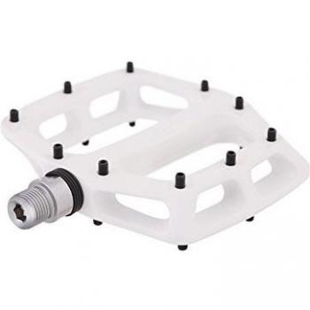 Pedales DMR V12 Planos Blancos - Tamaño: 9/16 - Para BMX, Downhill y Freeride