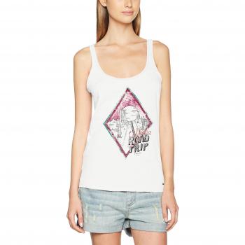 O'Neill Lw Road Trip Fun Camiseta de tirantes, Mujer, Blanco