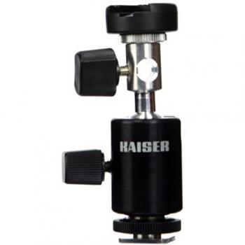 Kaiser 1201 - Rotula con Zapata para Flash, Negro