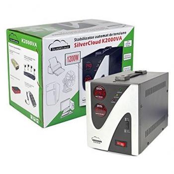 Estabilizador de Tensión SilverCloud 2000 VA 1200 W 9.1 A