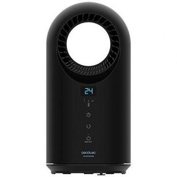 Cecotec Calefactor Bajo Consumo Ready Warm 8400 Bladeless Connected. Potencia 1500 W, Wifi, Mando a Distancia, Pantalla LED, Táctil, 3 Modos, Oscilación, Temporizador, Triple Sistema de Seguridad