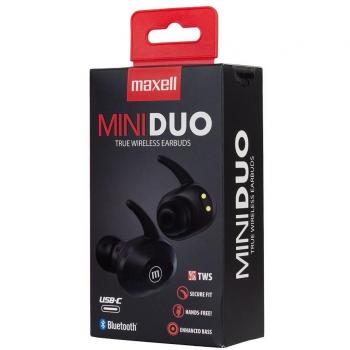 Auriculares con Micrófono Maxell MINI DUO Negro