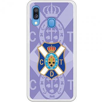 Funda Oficial Doble Escudo del Club Deportivo Tenerife para Samsung Galaxy A20e
